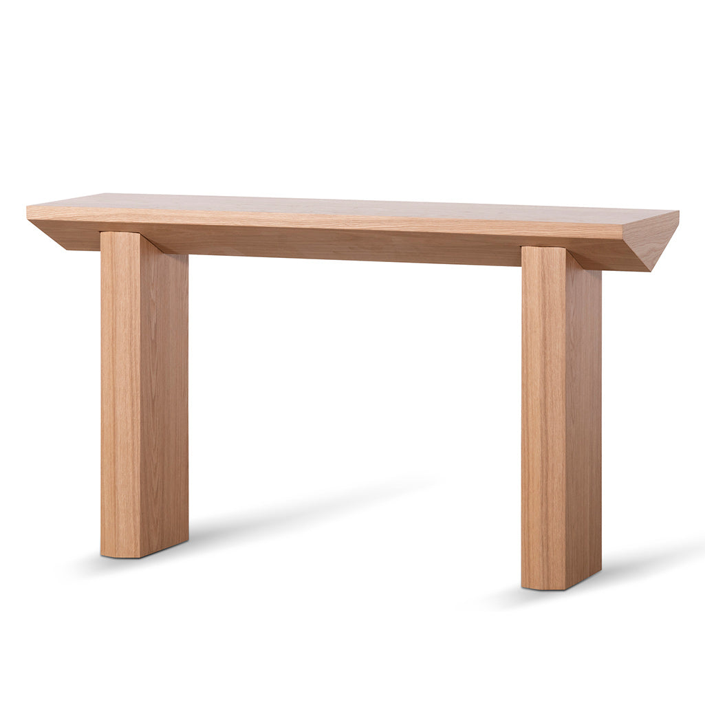 Oak Console Table - Natural - 1.4m