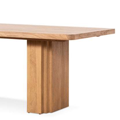 Elm Dining Table - 2.4m Natural