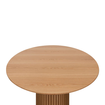 Wooden Round Dining Table - 1.5m Natural