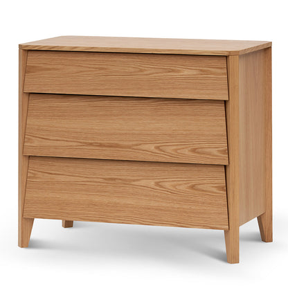 Natural Oak Three-Drawers Dresser Unit