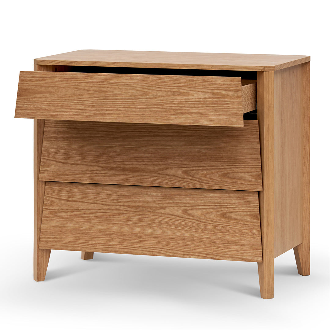 Natural Oak Three-Drawers Dresser Unit