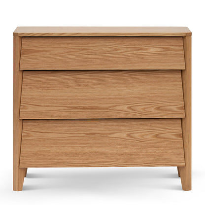 Natural Oak Three-Drawers Dresser Unit