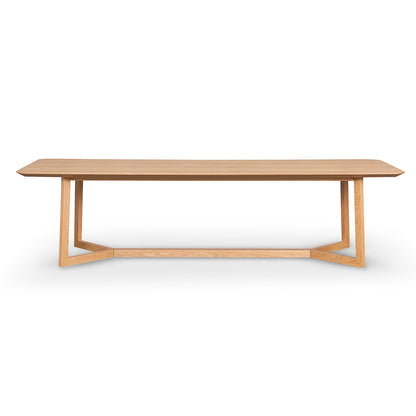 Wooden Dining Table - 2.95m Natural