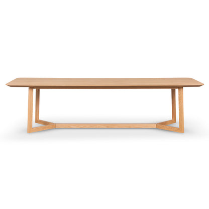 Wooden Dining Table - 2.95m Natural