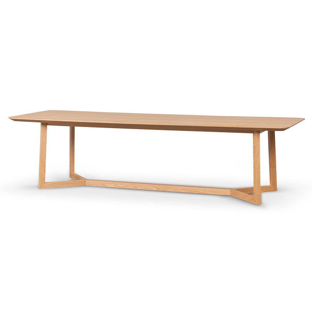 Wooden Dining Table - 2.95m Natural