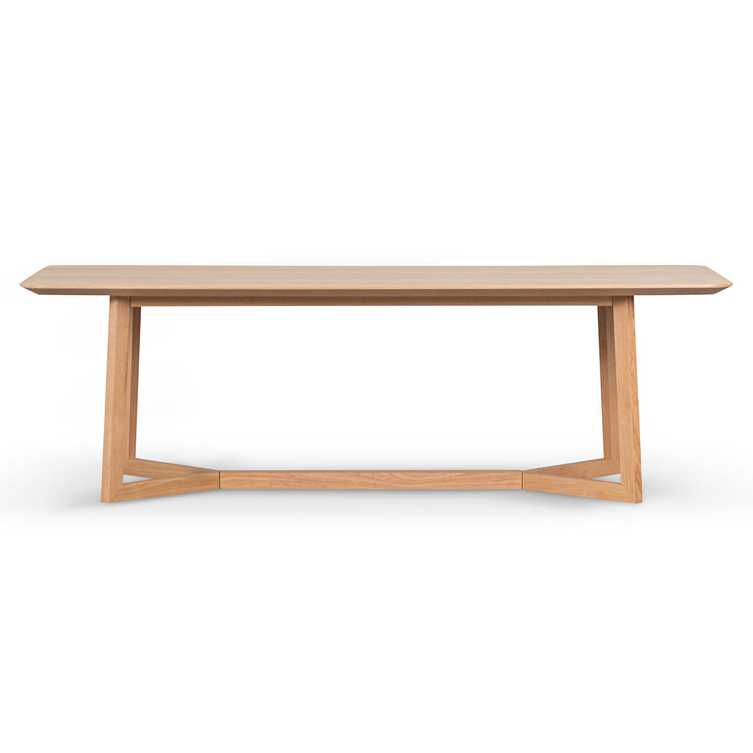 Wooden Dining Table - 2.4m Natural