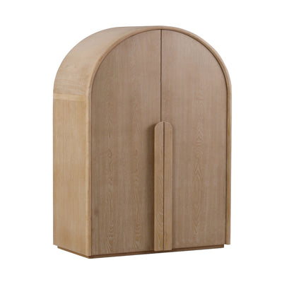 Ash Arched Cabinet - Natural