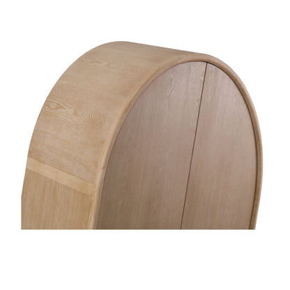 Ash Arched Cabinet - Natural