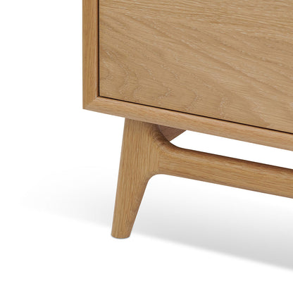Natural Oak Six-Drawer Chest