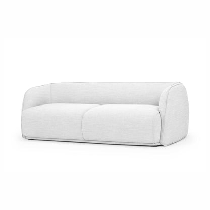 Three-Seater Fabric Sofa in Light Texture Grey