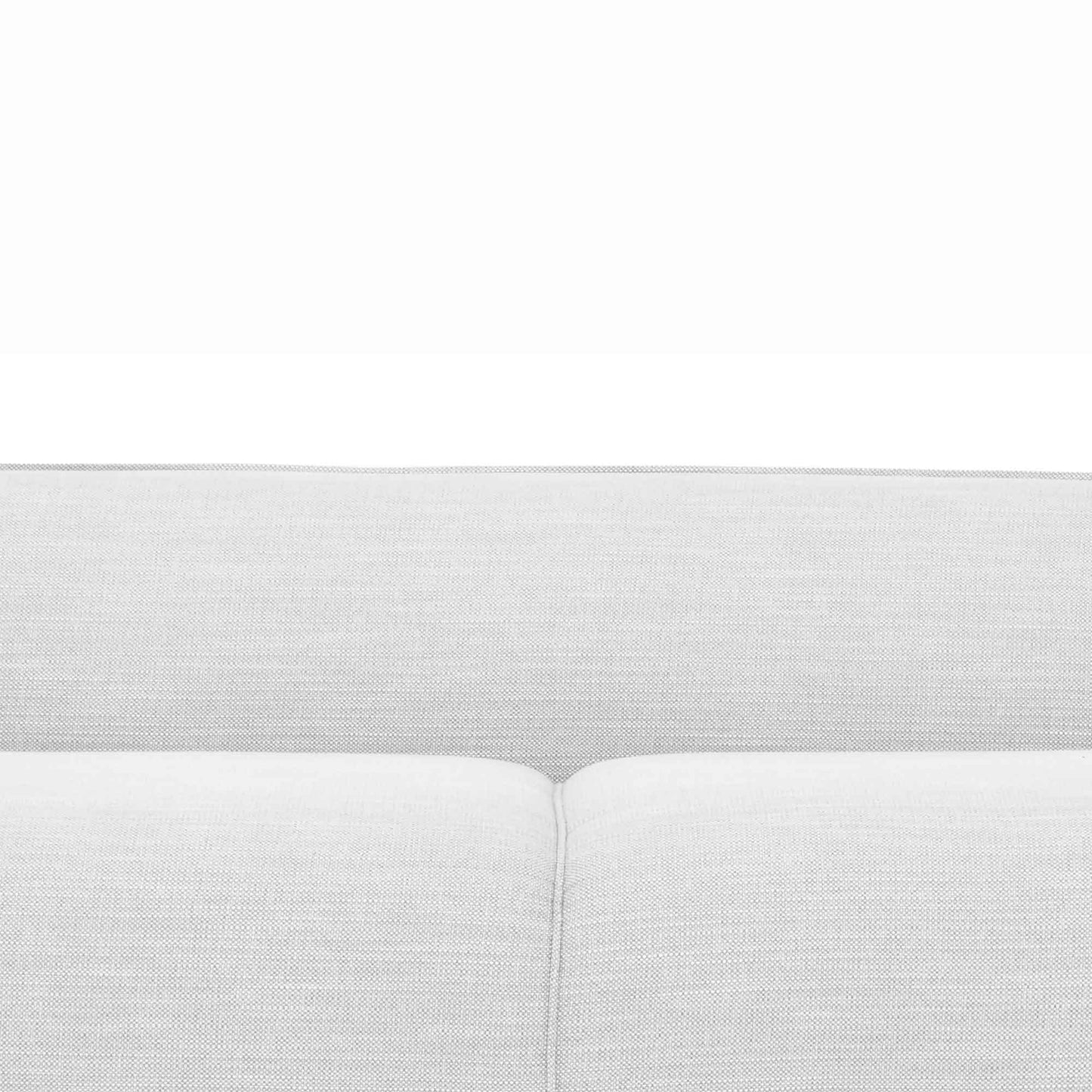 Three-Seater Fabric Sofa in Light Texture Grey