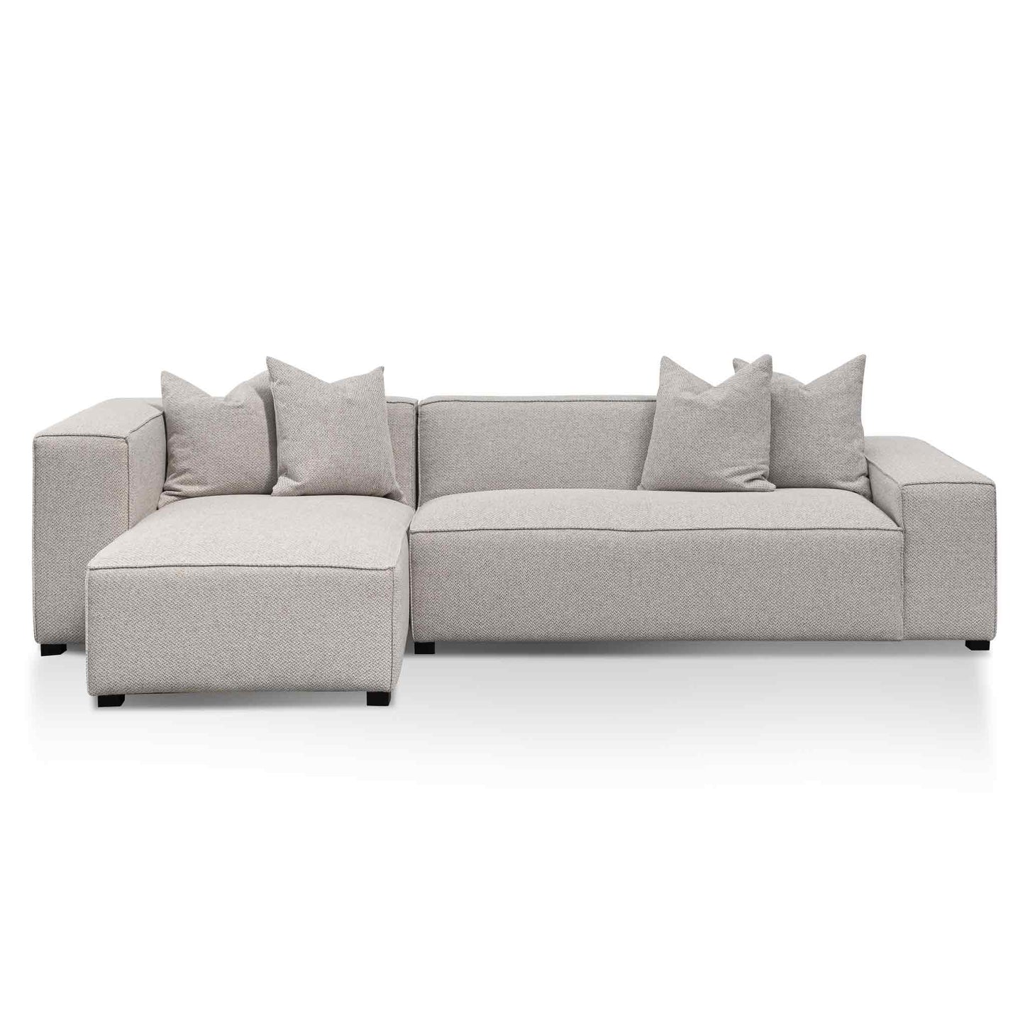 Three-Seater Left Chaise Sofa - Sterling Sand