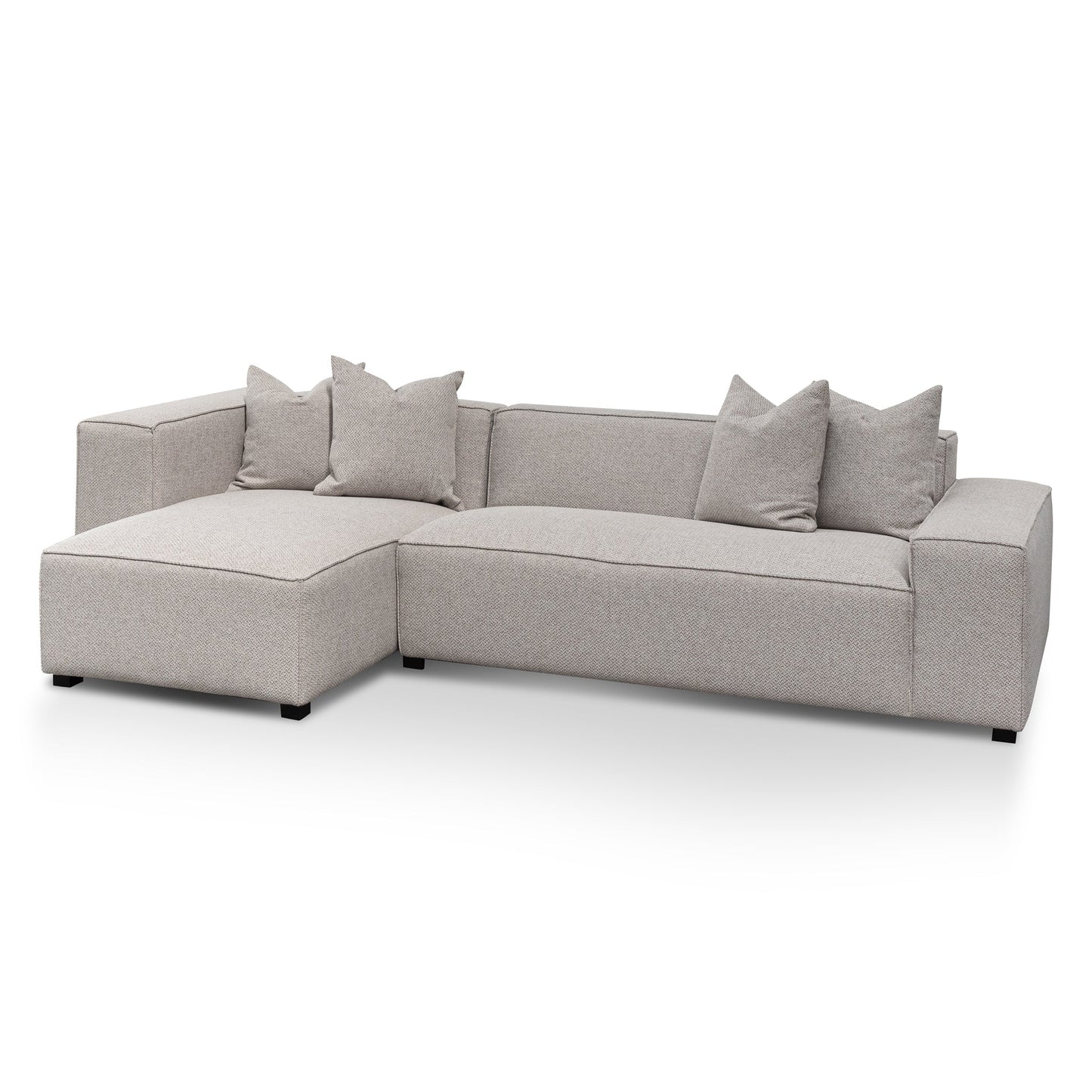 Three-Seater Left Chaise Sofa - Sterling Sand