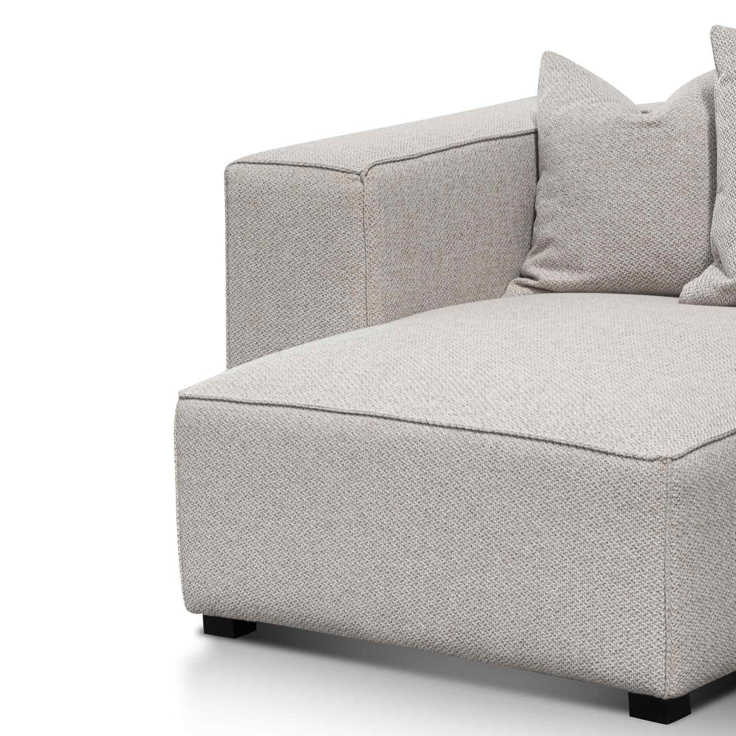 Three-Seater Left Chaise Sofa - Sterling Sand