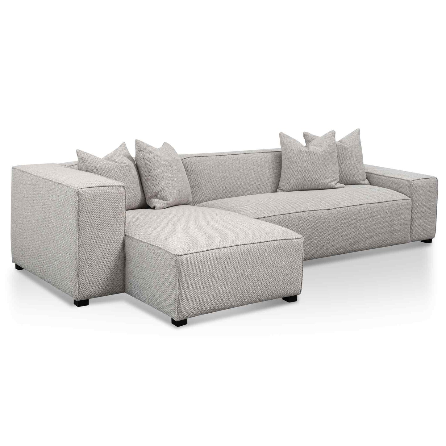 Three-Seater Left Chaise Sofa - Sterling Sand