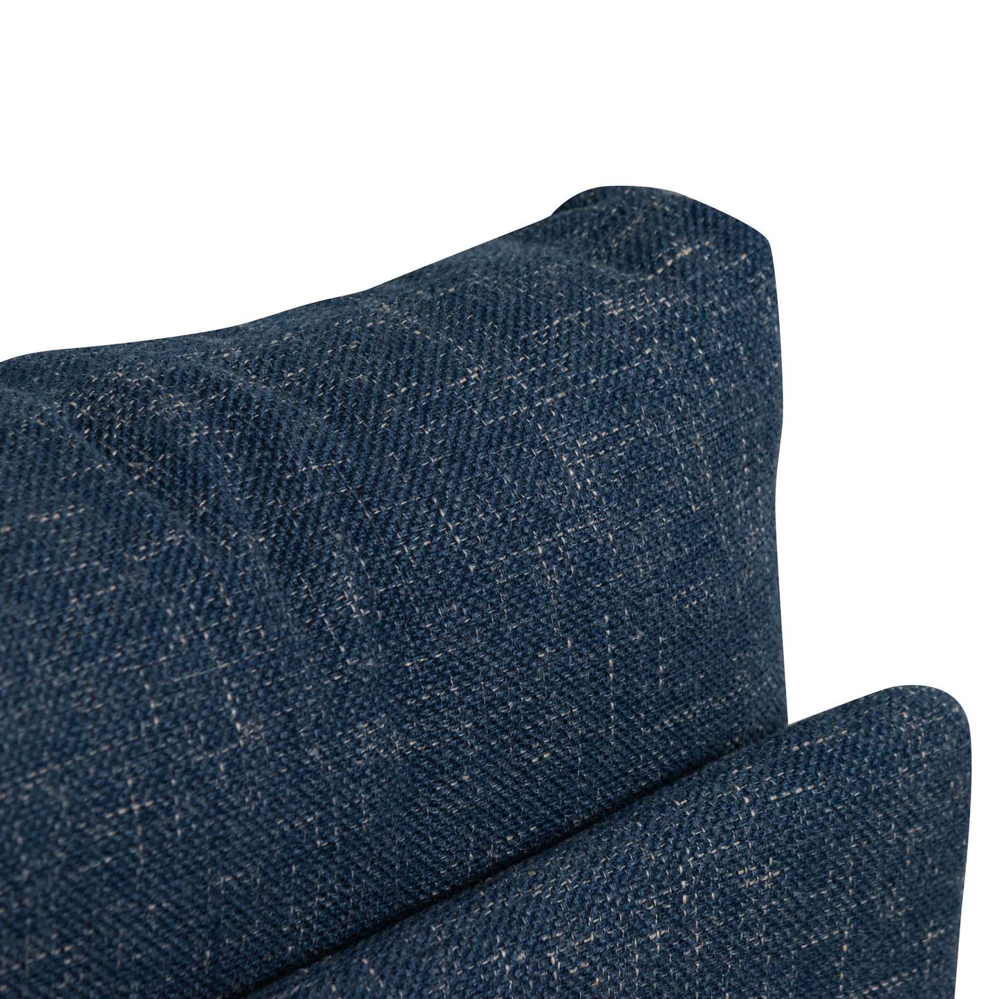 Dark Blue Fabric Arm Chair