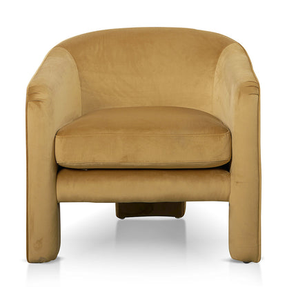 Mustard Fabric Armchair