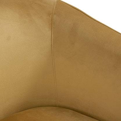 Mustard Fabric Armchair