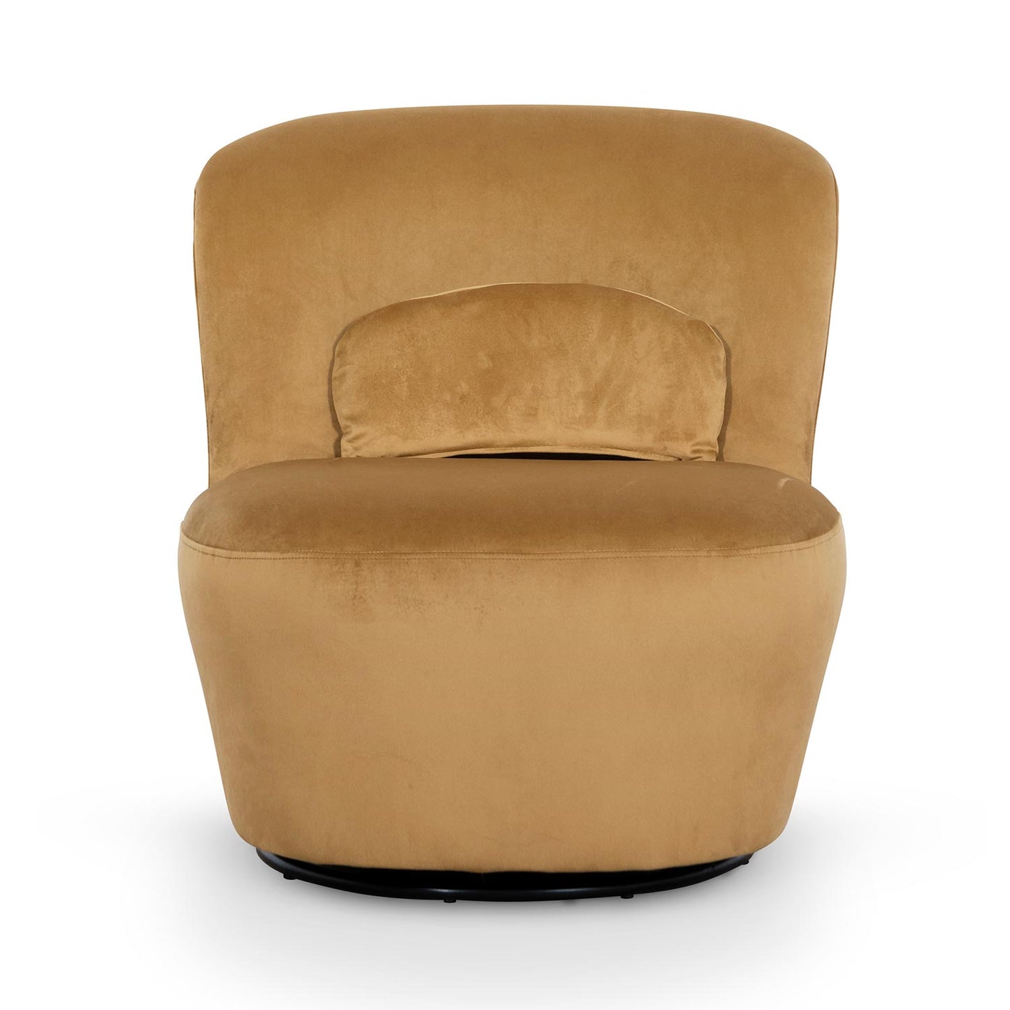 Mustard Swivel Lounge Chair