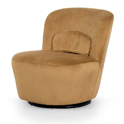 Mustard Swivel Lounge Chair