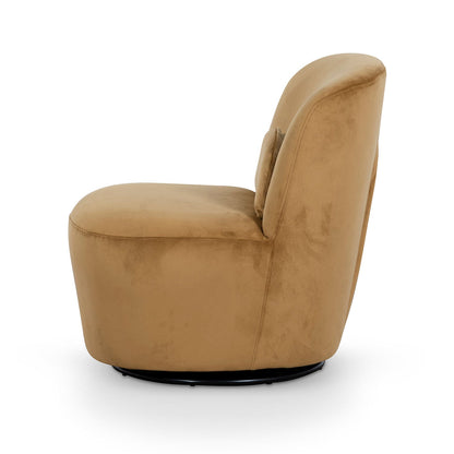 Mustard Swivel Lounge Chair