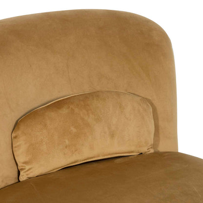 Mustard Swivel Lounge Chair