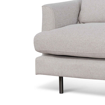 Three-Seater Sofa - Sterling Sand with Black Legs