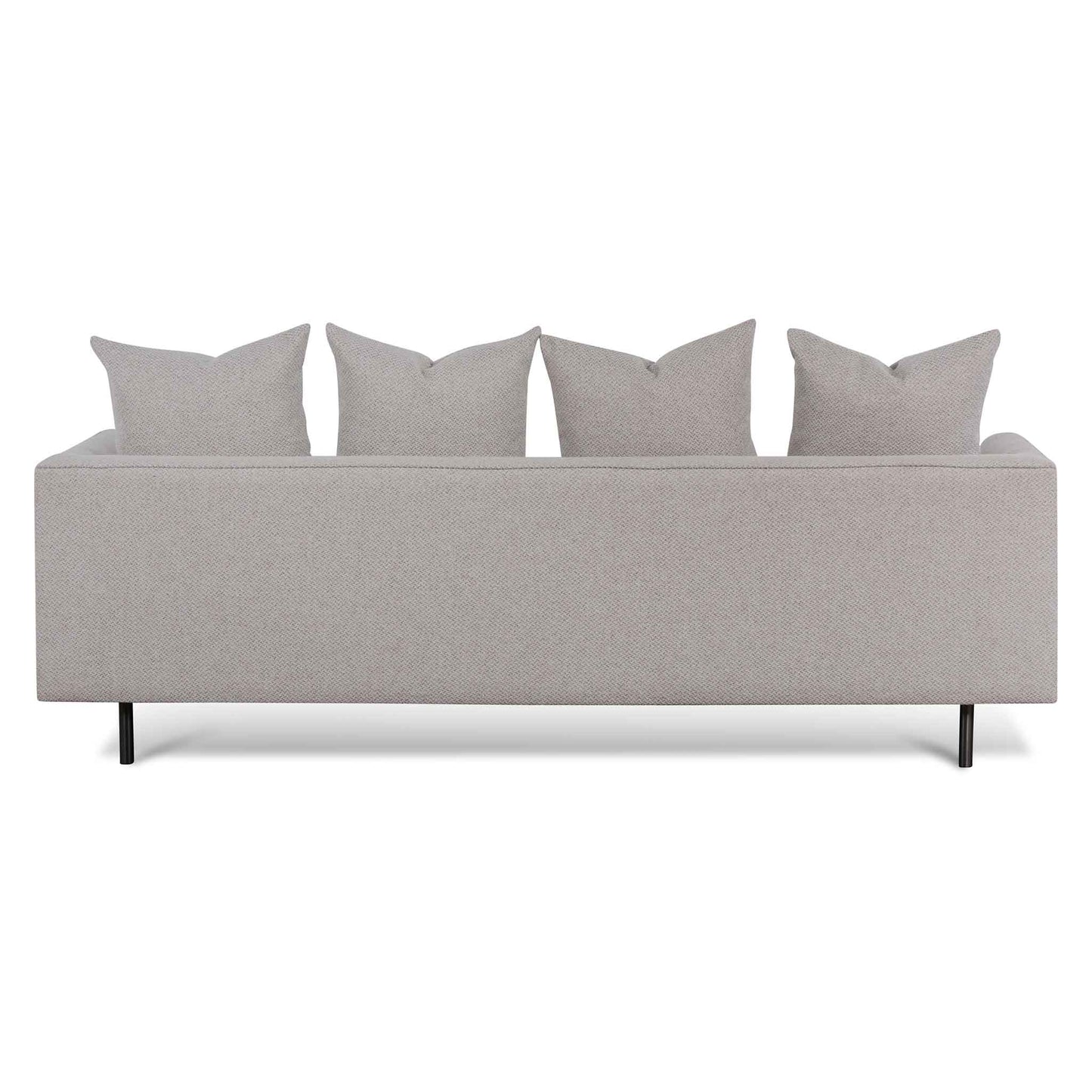 Three-Seater Sofa - Sterling Sand with Black Legs