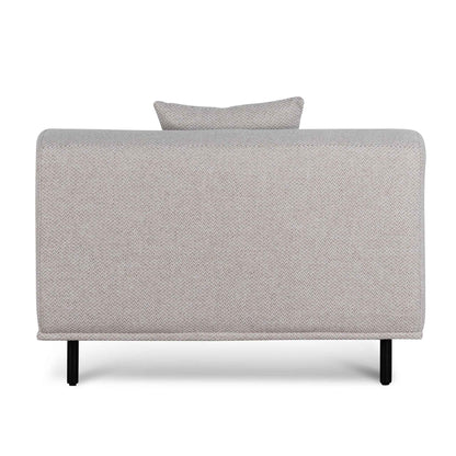 Sterling Sand Armchair with Black Legs