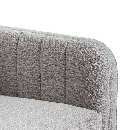 Three-Seater Sofa - Ash Grey Boucle