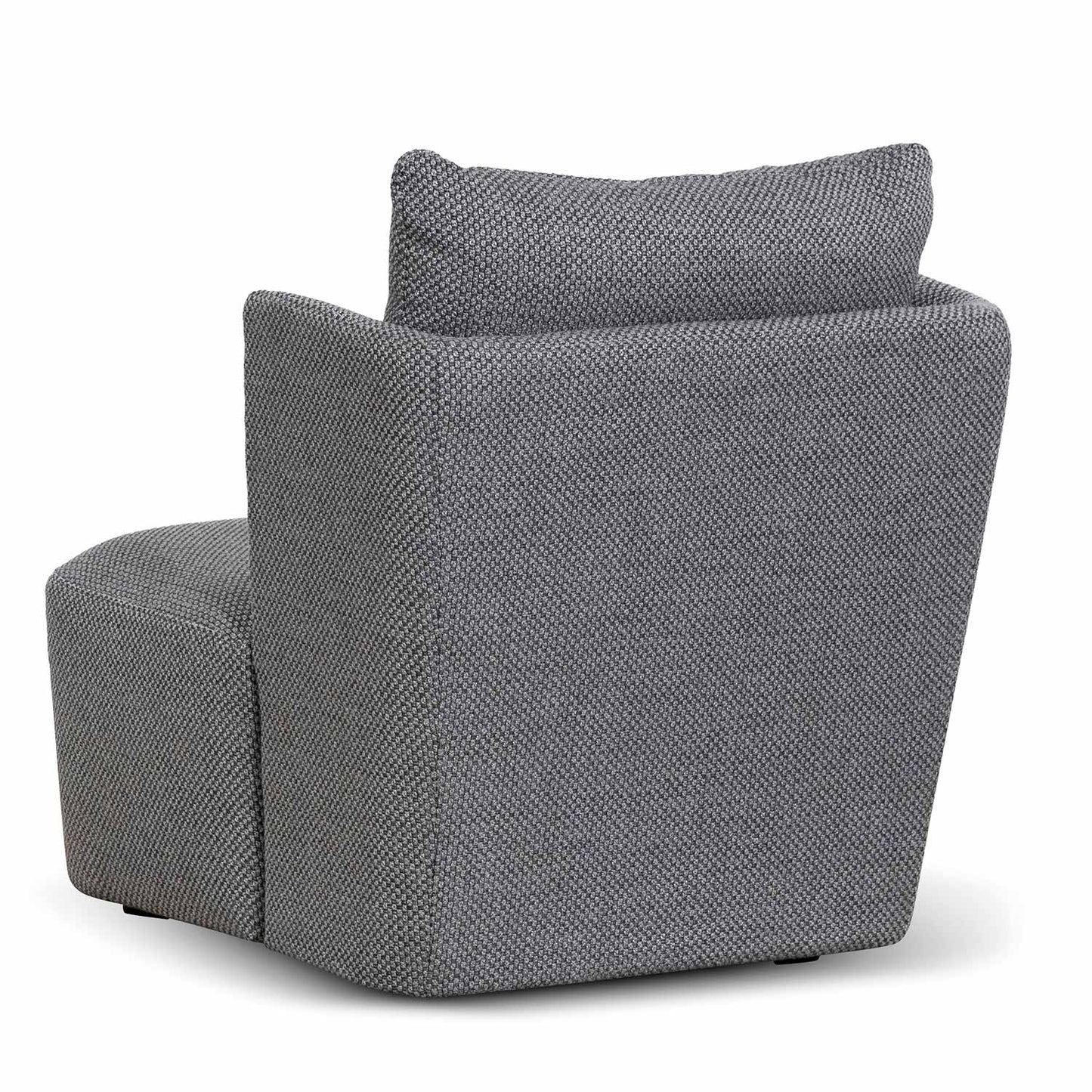 Noble Grey Fabric Armchair