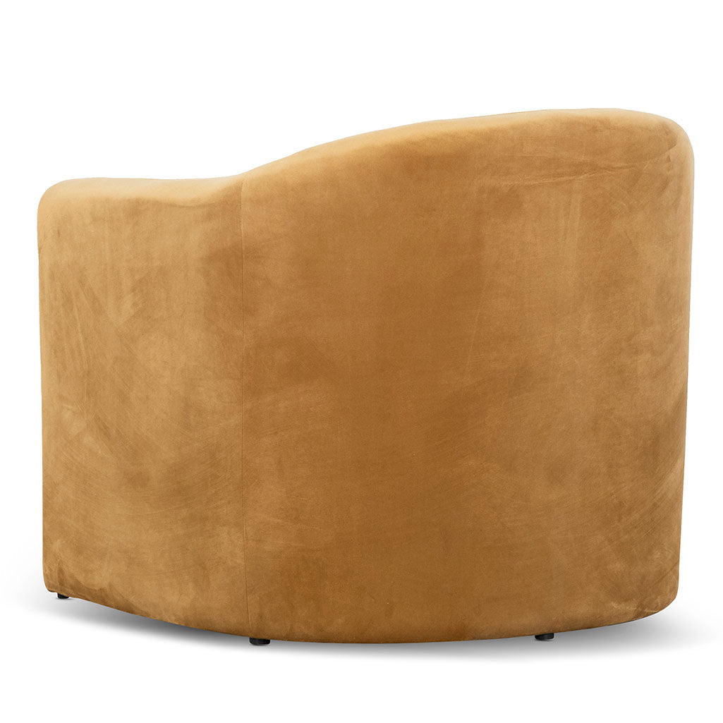 Mustard Velvet Armchair