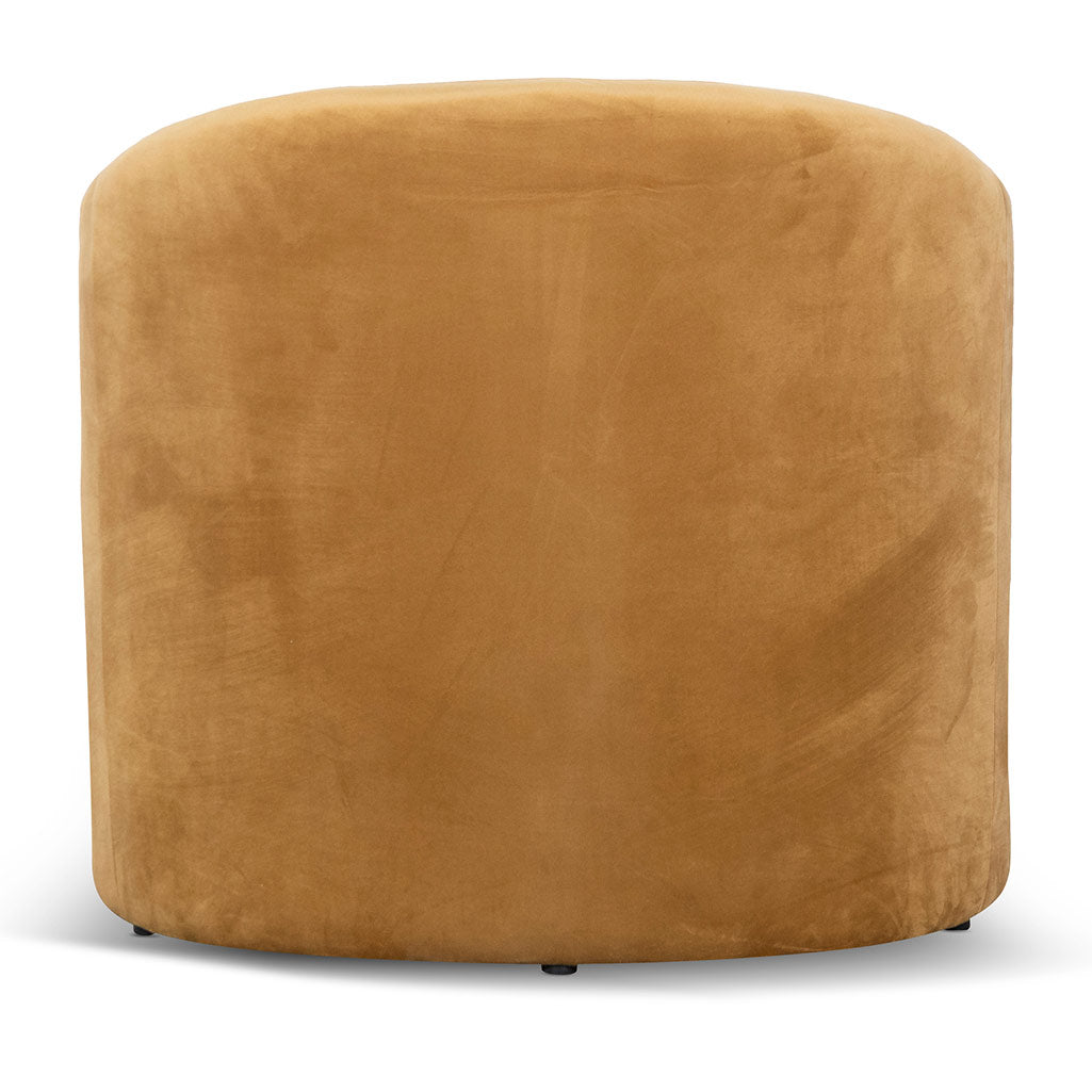 Mustard Velvet Armchair