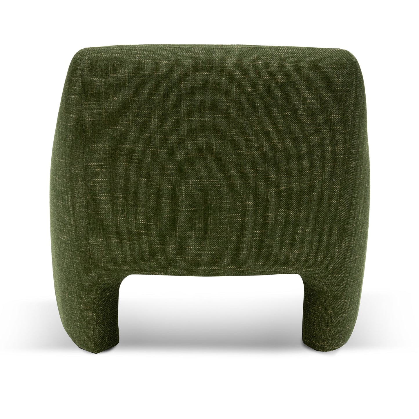 Khaki Green Fabric Armchair