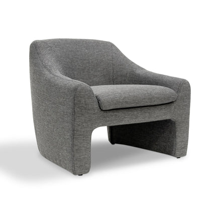 Graphite Grey Fabric Armchair