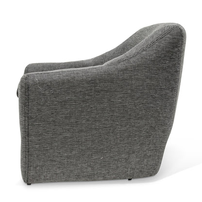 Graphite Grey Fabric Armchair