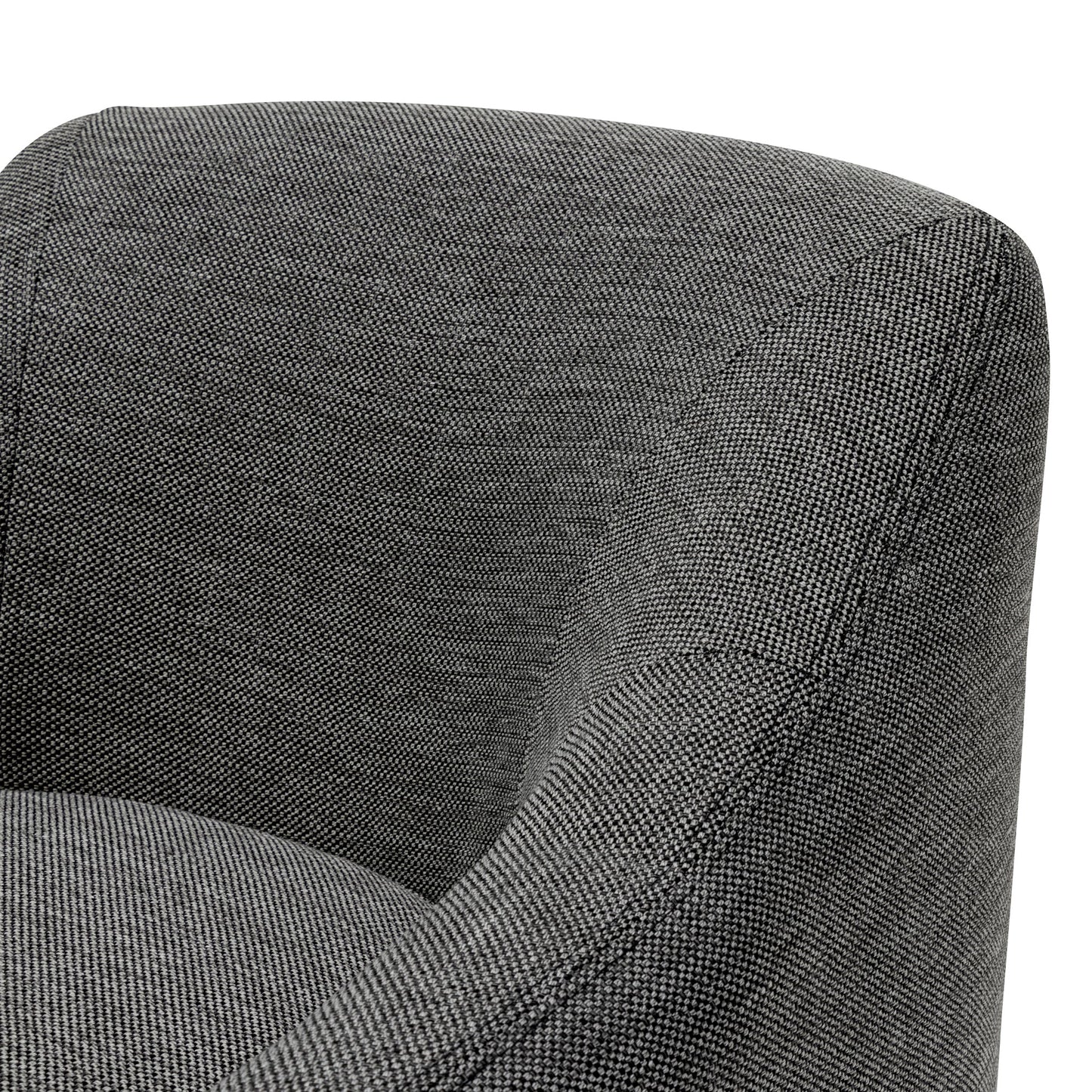 Graphite Grey Fabric Armchair