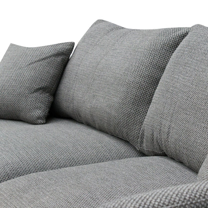 Four-Seater Fabric Sofa - Noble Grey