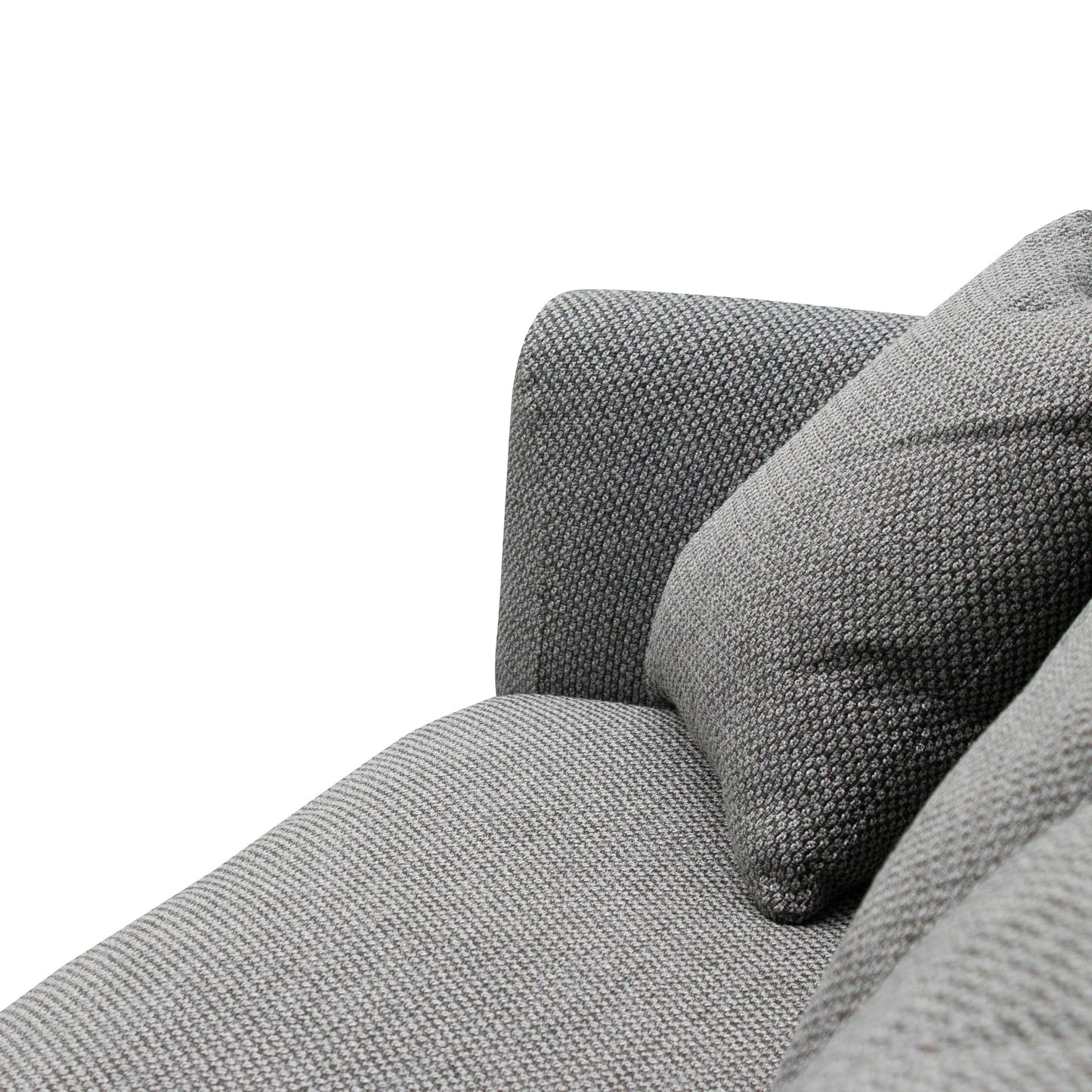 Four-Seater Fabric Sofa - Noble Grey