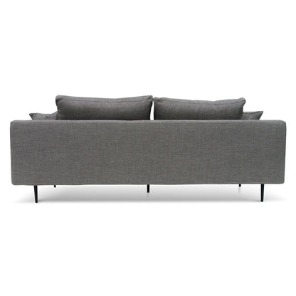 Four-Seater Fabric Sofa - Noble Grey