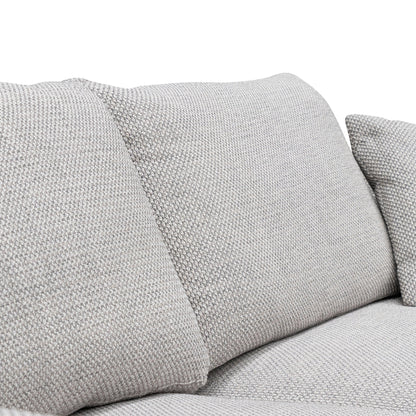 Four-Seater Fabric Sofa - Passive Grey