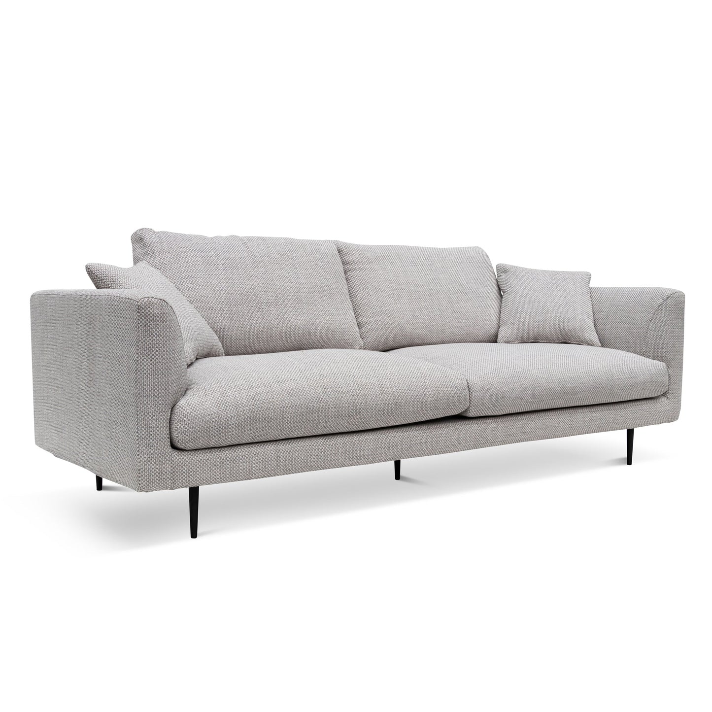 Four-Seater Fabric Sofa - Passive Grey