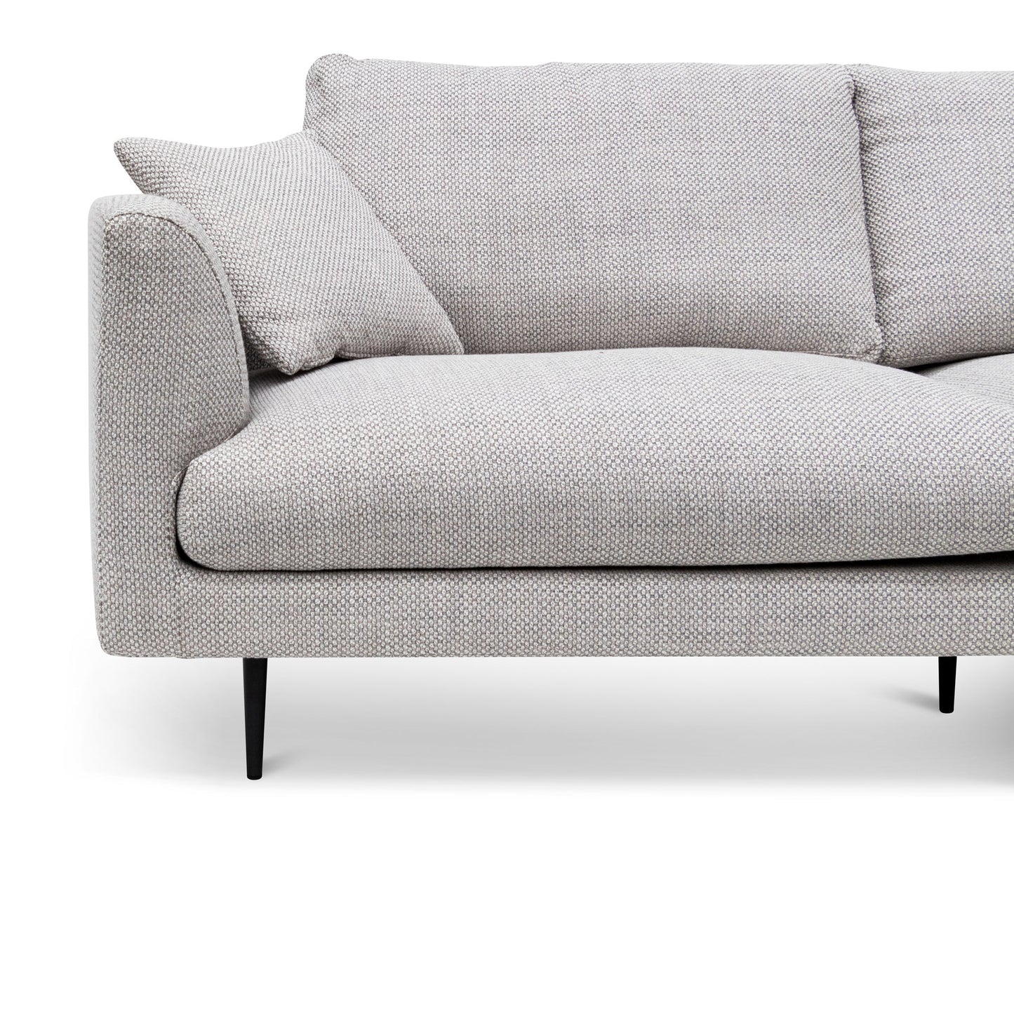 Four-Seater Fabric Sofa - Passive Grey