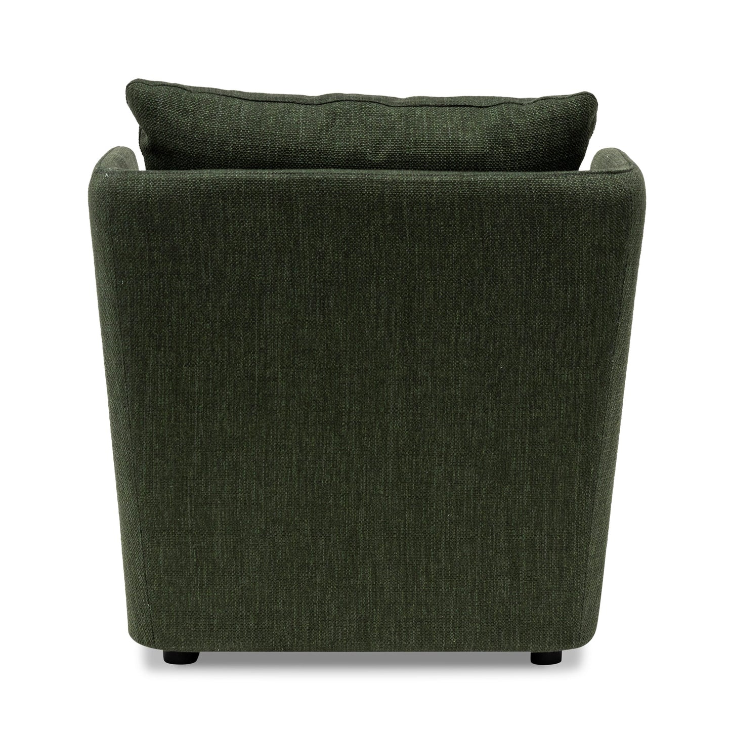 Fir Green Fabric Armchair