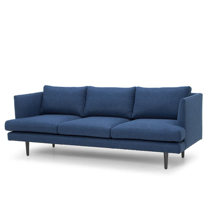 Three-Seater Fabric Sofa - Navy