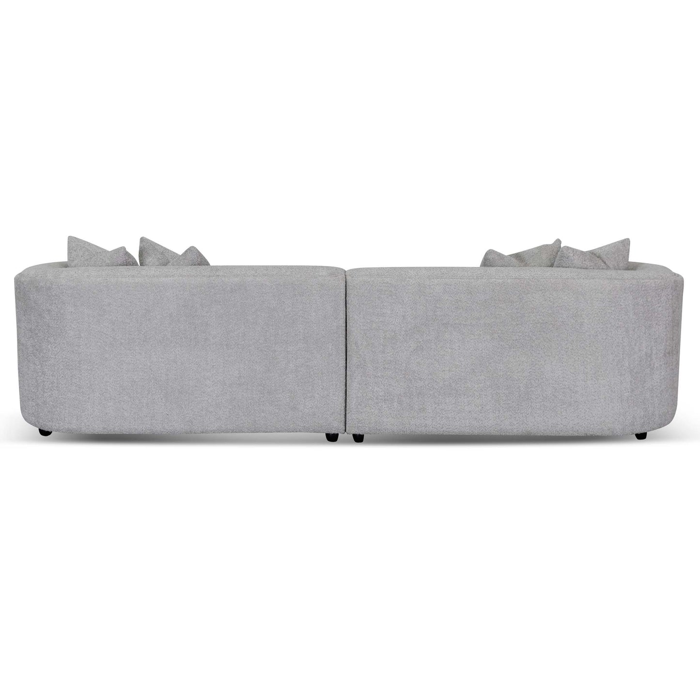 Four-Seater Sofa - Light Grey Fleece