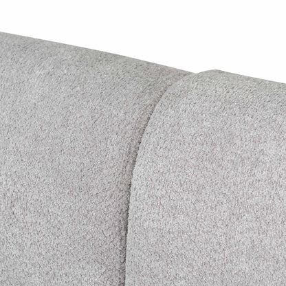 Four-Seater Sofa - Light Grey Fleece