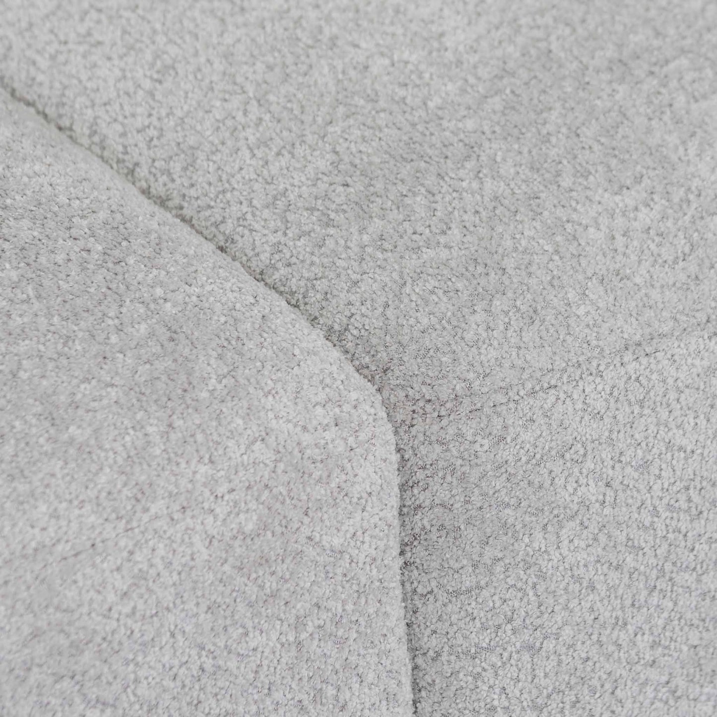 Four-Seater Sofa - Light Grey Fleece