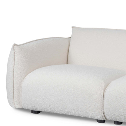 Three-Seater Sofa - White Wash Boucle