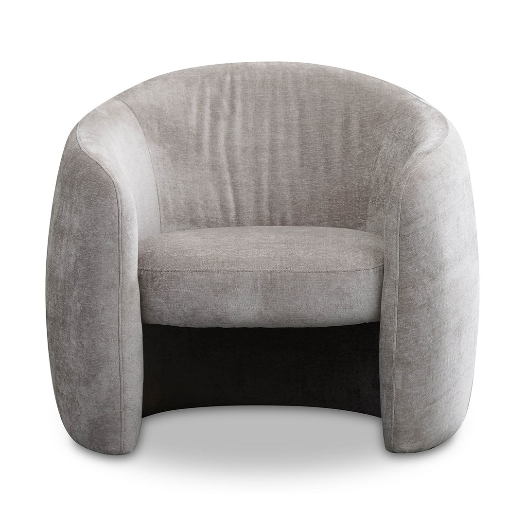 Platinum Grey Fabric Armchair